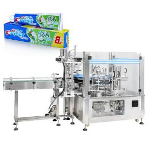 China Fast Speed 25-55 Cartons/Min Vertical Packaging Machine Power Supply Three Phase 380V 50Hz factory