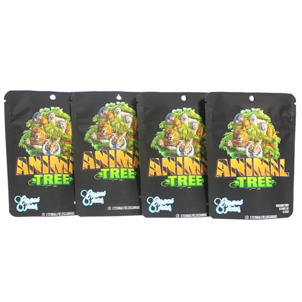 Soft Touch Matte Stand Up Mylar Bag Zipper Heat Sealed 3.5g