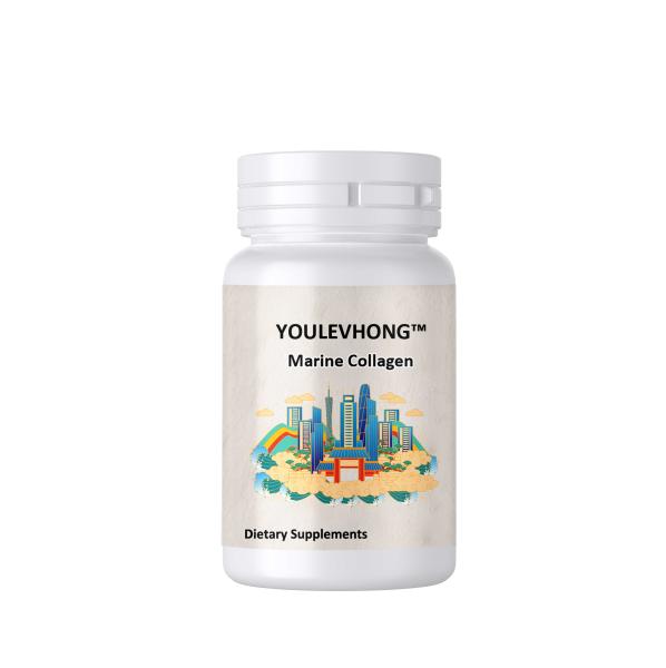 Hyaluronic Acid Marine Collagen 120 Capsules Supports Healthy Hair Skin Nails