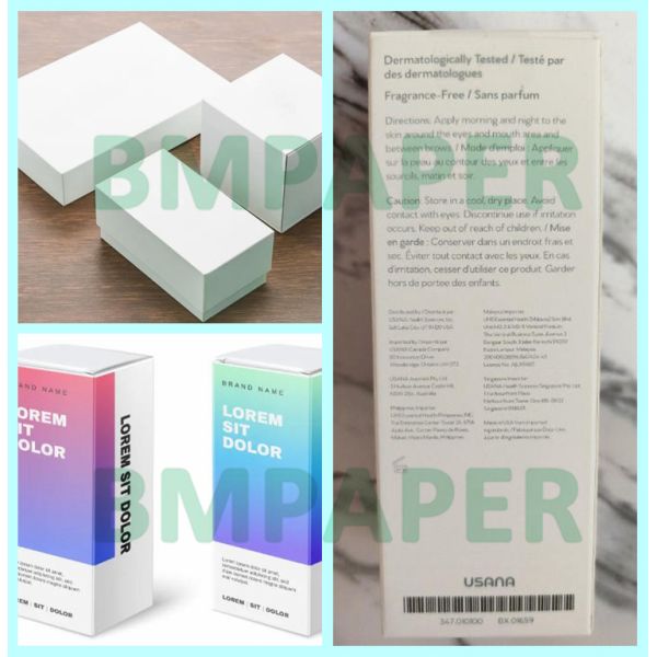 190g to 400g White Coated Triplex Paper Board For Calendar 72 x 102cm High Stiffness