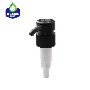 China 28mm 4CC Screw Black Plastic Soap Pump for Shampoo Shower Gel factory