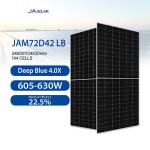 JA Solar 605watts 610w 615w 620w 625w 630w N-type Bifacial Solar Panels 4mm 2