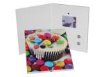 High Definition TFT Lcd Business Cards / Recordable Video Greeting Card