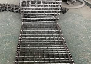 China Large Open Areas Sus Eye Link Conveyor Belt For Food Cooling factory