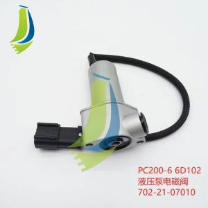 China 702-21-07010 Solenoid Valve For PC200-6 Excavator Spare Parts factory