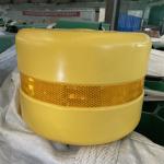 Yellow Eva Pu Roller Cushion Crash Barrier With Galvanized Powder Coated For