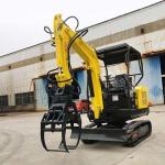 High Fuel Efficiency 2.5 Tonne Digger , Customized Small Garden Excavator
