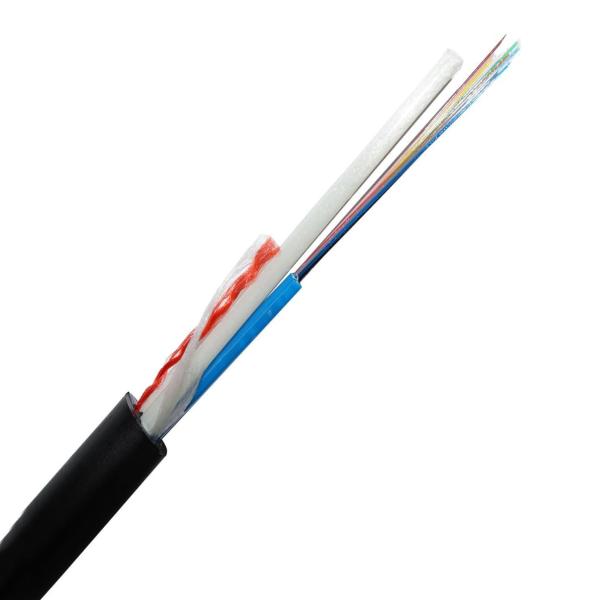 TWO FRP Single Mode GYFFY Aerial Fiber Optic Cable 6 / 8 / 12 / 24 Cores Mini