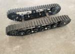ISO9001 Passed Rubber Steel Track Undercarriage DP-BGM-100 Robot Machinery Parts