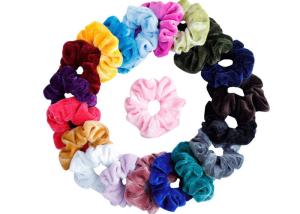 China Flannelette hair accessories scrunchies oliver Rose red white Europe United States winter rope elastic hair bands factory