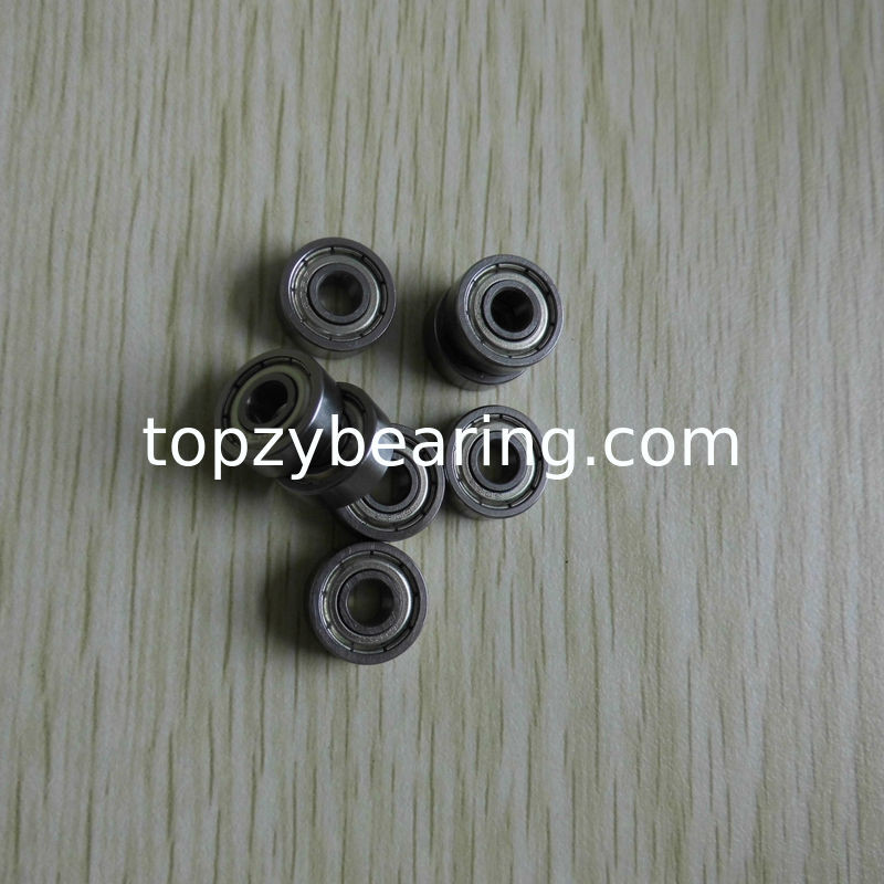 Flanged bearing F604 F 604 zz Chrome steel deep groove ball bearing 604 2RS Size 4x12x4 mm 604zz 604 zz bearing 604 2z