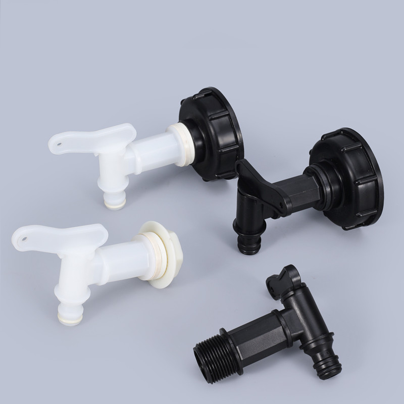 Plastic IBC Tank Adapter Quick Connect Valve Hose Switch Connection Fittings 3/4" Size