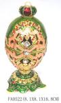 Faberge Easter Metal Egg Jewellery box