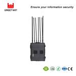 5G 720w Cell Phone Signal Jammer ISO9001 50AH LiFePo4 Military Jamming Blocker