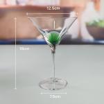 Customized Hand-blow Clear Red Wine Glass Martini Glass For Party