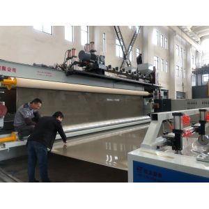 China Textured Hdpe Co Extrusion Geomembrane Machine Extruder 9000mm on sale
