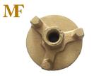 Aluminium Formwork System Accessories 16MM Golden Color Tie Rod Wing Nuts