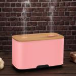 Marble Grain Double Mist Nozzle Humidifier Wood Aromatherapy Diffuser