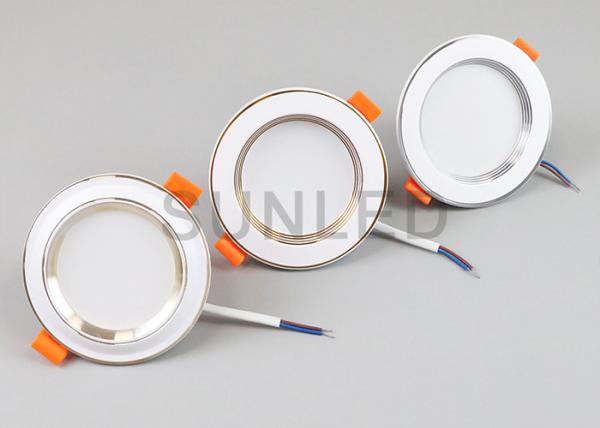 6W Warm White LED Recessed Downlight , ac85-265v Double Recessed LED Downlight