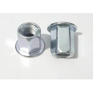 Various Sizes M12 Class 10.9 12.9 Hex Hexagon Flat Head Blind Rivet Nut Blue