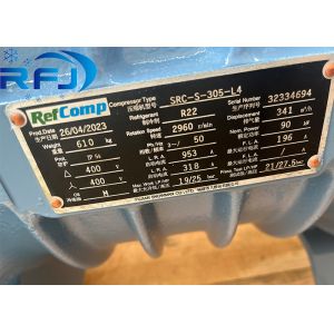 RefComp Screw Compressor SRC-S-305-L4 12HP For Condensing Unit