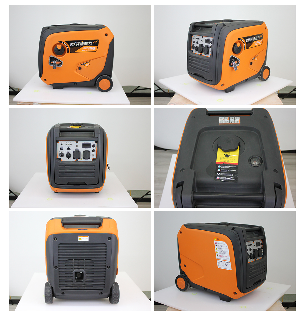 Portable Inverter Variable Frequency Electric Generador / Gasoline Generators for Home Use Super Silent Single Phase in Stock