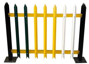 China Colorful Powder Coated Steel Palisade Security Fence factory