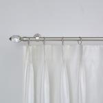 Multi Size Single Bracket Pipe Curtain Rods Aluminum Alloy Durable Curtain