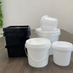 Pet Food Container 32 oz Cotton Candy Plastic Bucket with Handle GAP/ISO/FDA