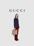 Panelled GG Supreme Print Gucci Canvas Tote Bag Shoulder Bag With Interlocking G