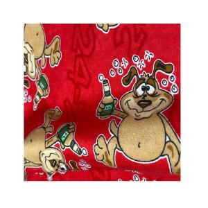 China 100 Cotton Cartoon Flannel Fabric For Pajamas Rotary Screen Printing factory