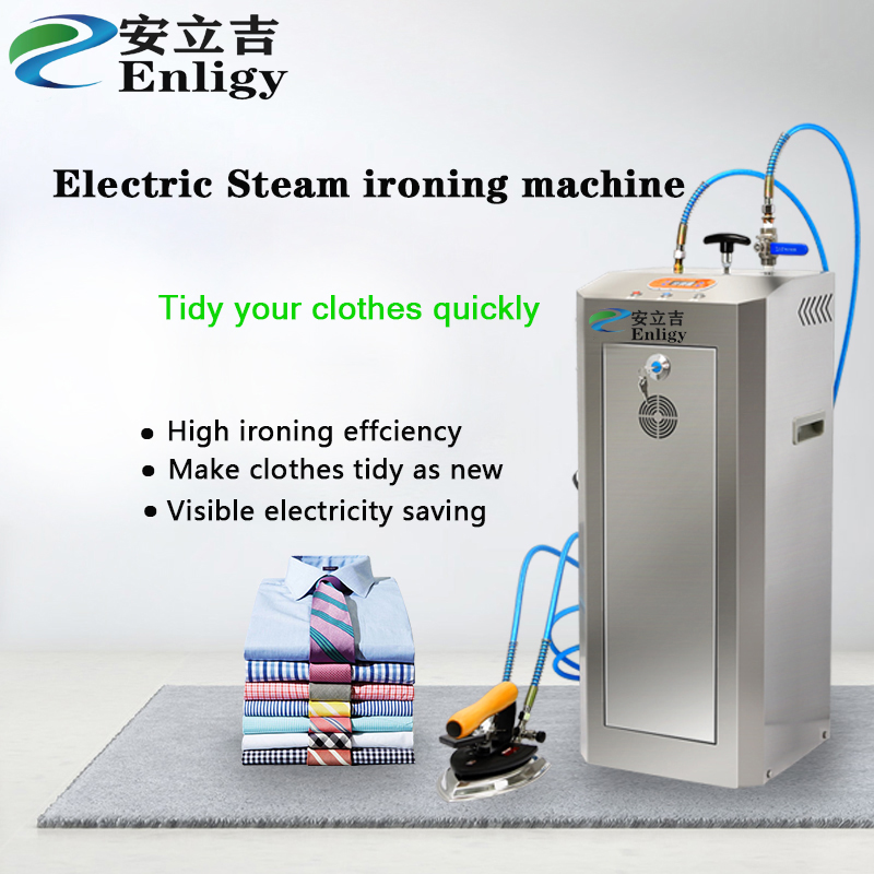 Garment Shop Industrial Steam Ironing Machine 4Kw Electric Heating iron