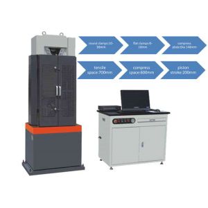 300KN Computerized Servo Hydraulic Universal Testing Machine 600mm Compress