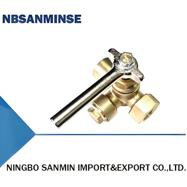 China Versatile Copper Three Way Valve For 1/2" Pipe Thread And 2.5Mpa Nominal Pressure Applications factory