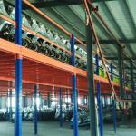 SGS Storage Mezzanine Platforms 2500KG Platform Steel Structure For Bicycle