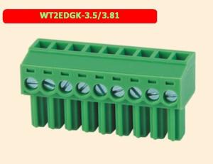 China 3.5 / 3.81 Mm Cable Connector Block Plug In Electrical Terminal Block factory