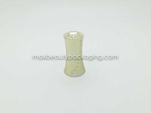 China N2016 uv metallic gold coating finish nail polish cap nail polish packaging shiny gold cap plastic cap factory