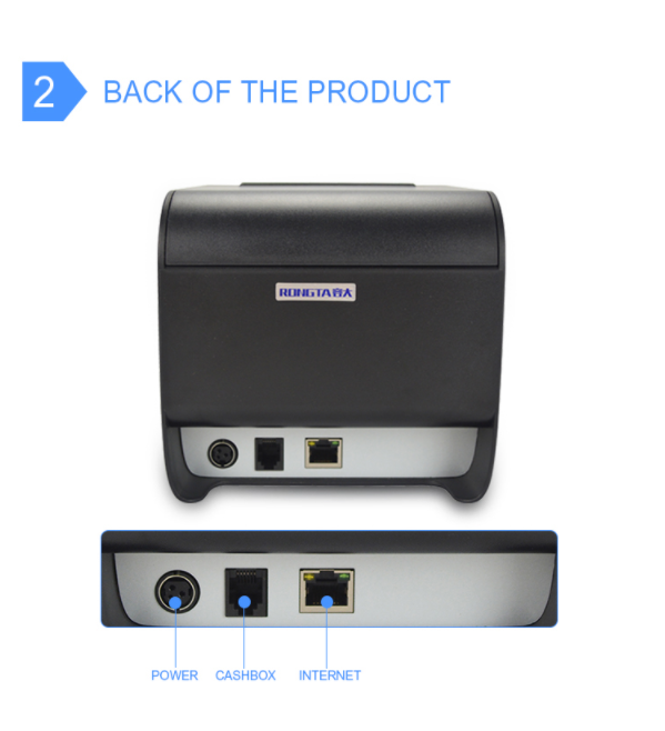 Rongta RP328 3inch 80mm Thermal Printer POS Receipt Printer With Auto Cutter