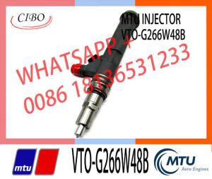 China Remanufactured High Quality Diesel Fuel Engine Injector VTO-G266W48B X52407500024 for MTU 16V 4000 factory