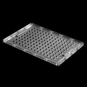 China 126x1 3030 LED PC Lens 241.35x170.35mm 92% Transmittance factory