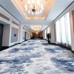 Polyester Fiber Walkway Office Carpet Flooring Chinese Style Hotel Floor Carpet