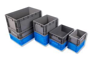 China HDPE Heavy Duty Equipment Euro Stacking Containers Plastic Turnover Box factory