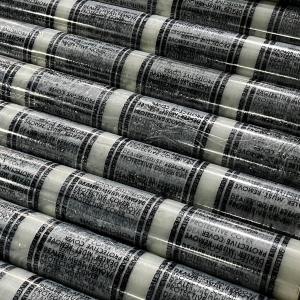 China Customized Print Car Carpet Protective Film 4 Mil * 21inch * 200 Feet With Perforation Every 24 Inch factory