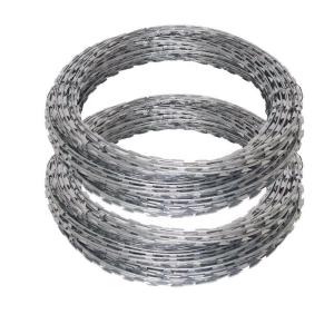 China Rust Resistance Hot Galvanized Razor Wire 2.5mm Concertina Wire Mesh factory