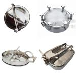 Hight 90mm-100mm Widely Used Sanitary 304/316L Stainless Steel Circular Manhole