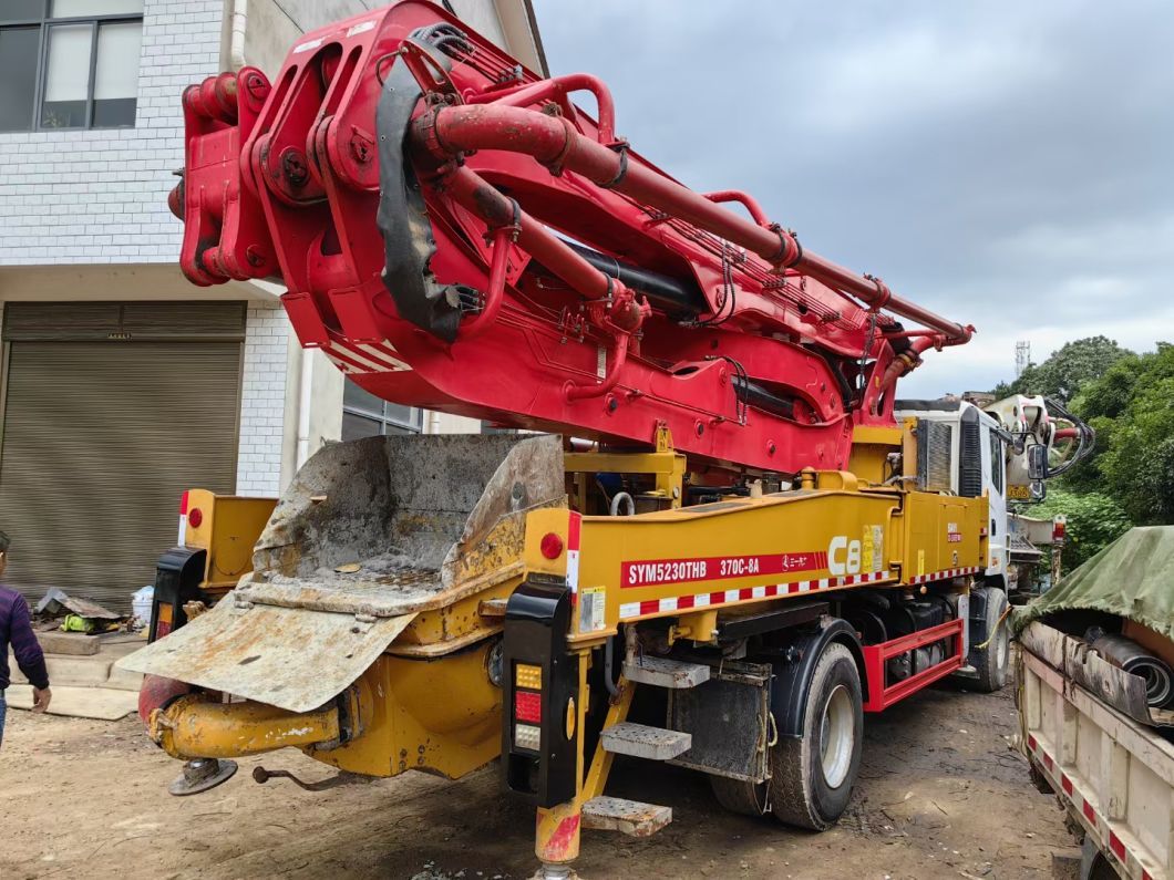 Produced in 2020 Truck Mounted Pump 37m Used Concrete Pump Truck Heavy Equipment Concrete Boom Pump