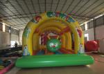 Kids inflatable bounce house with caterpillar inside hot arch modeling