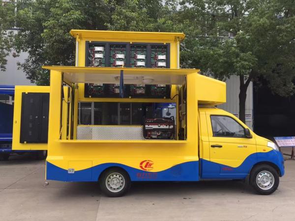 Foton Mobile Led Truck Advertising EURO 6 Mini Outdoor Advertising Screen Mobile