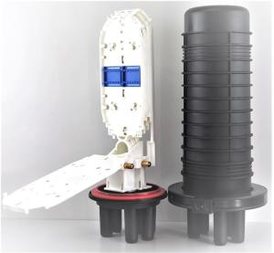 China 96 core Fiber Optic Splice Closure waterproof IP68 for Wall mounted factory