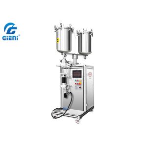 China Two Nozzles Semi Automatic 14kw 15ml Mascara Filling Machine on sale